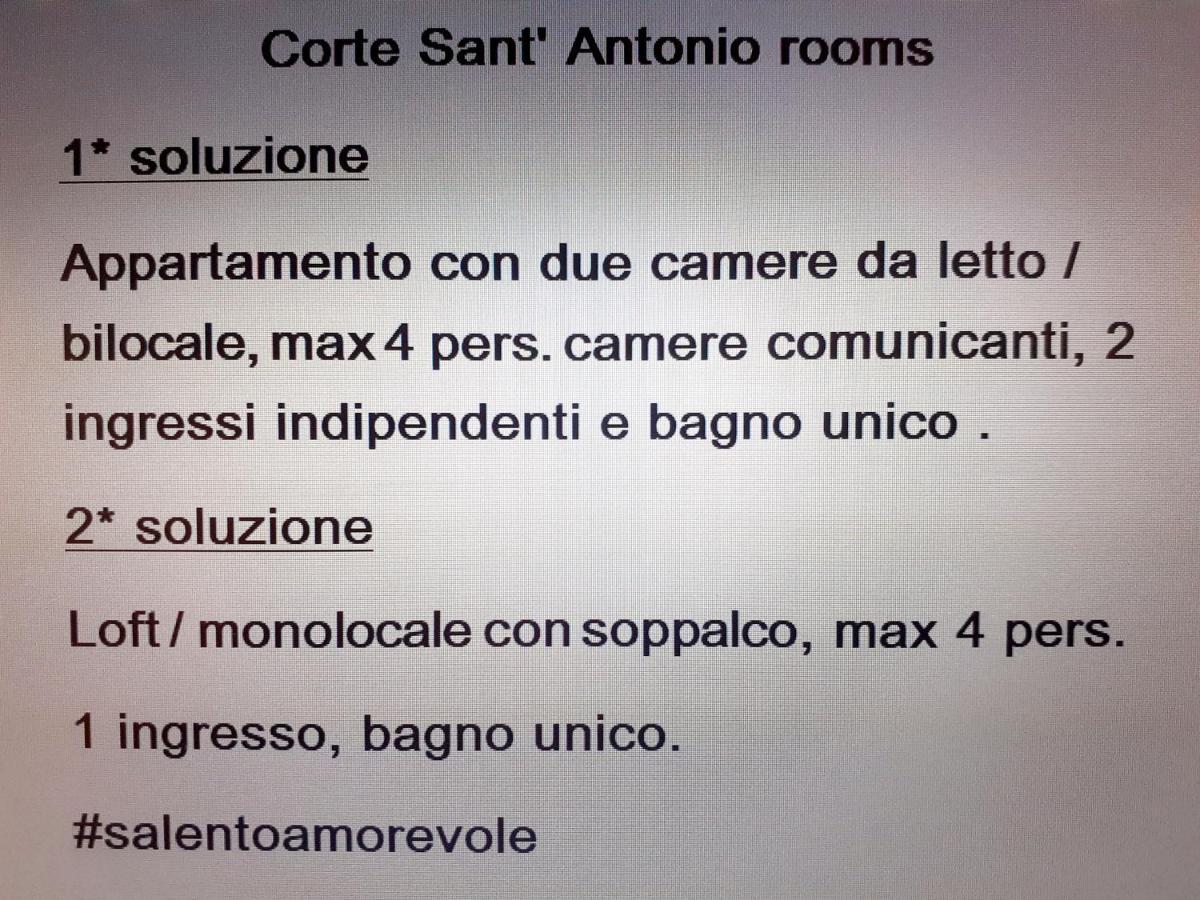 Corte Sant'Antonio Rooms Martano Exterior photo